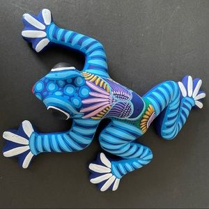 Mexican Pottery Frog Wall Decor Terracotta